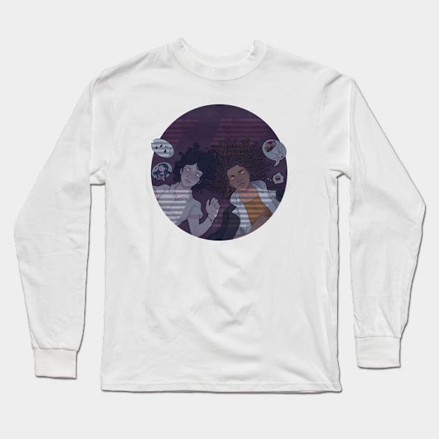 We're Just Vibing v2 Long Sleeve T-Shirt by acearose